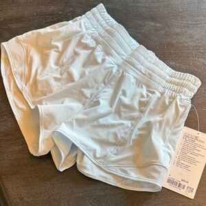 Lululemon Athletica Sky Blue Athletic Shorts Hotty Hots HR 2.5" Lined